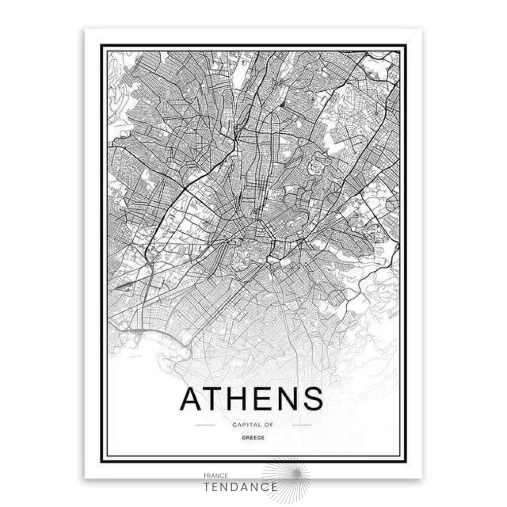 Affiche Holographique Athènes | France-Tendance