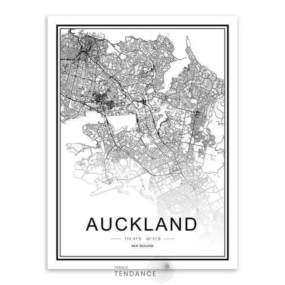 Affiche Holographique Auckland | France-Tendance