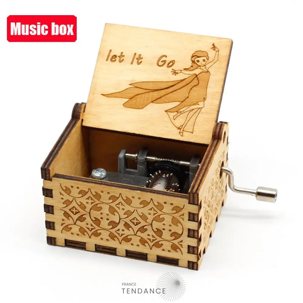 Boîtes à Musique En Bois Naturel | Cinéma Mangas Jeux Vidéos