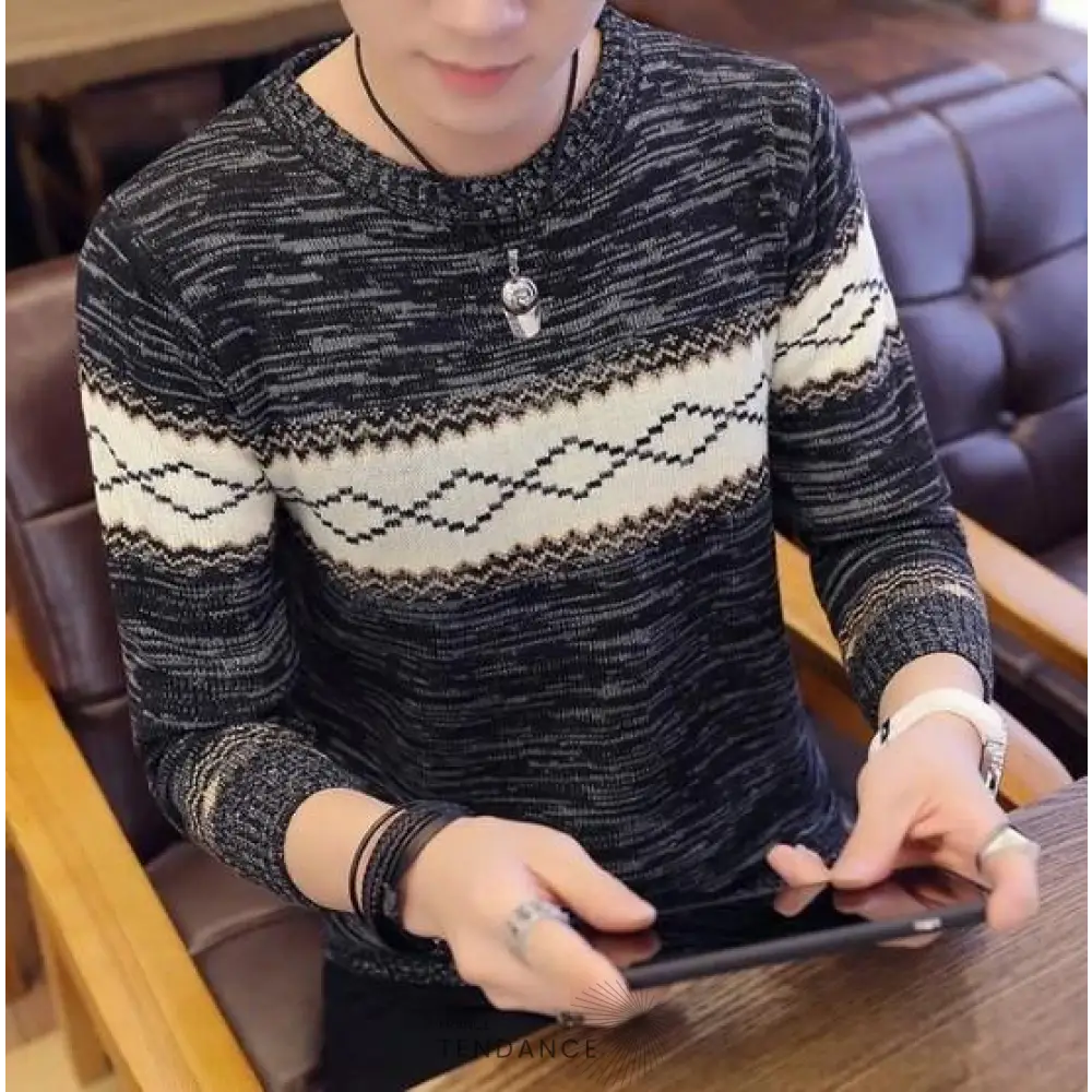 Chandail Tricoté à Manches Longues | France-Tendance