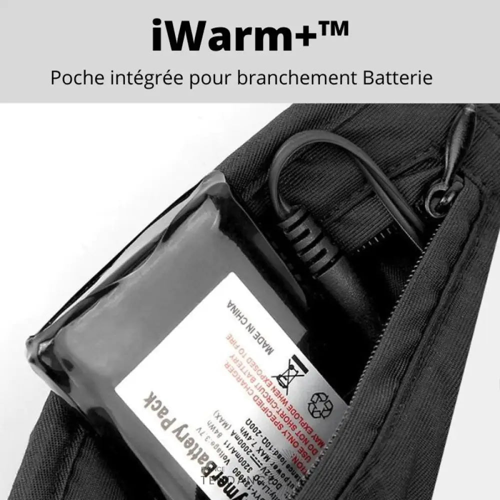 Gants électriques Chauffants Iwarm+™ | Double Batterie
