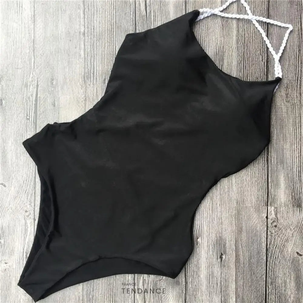 Maillot De Bain Une Pièce Dos Nu Et à Effet Bandage |