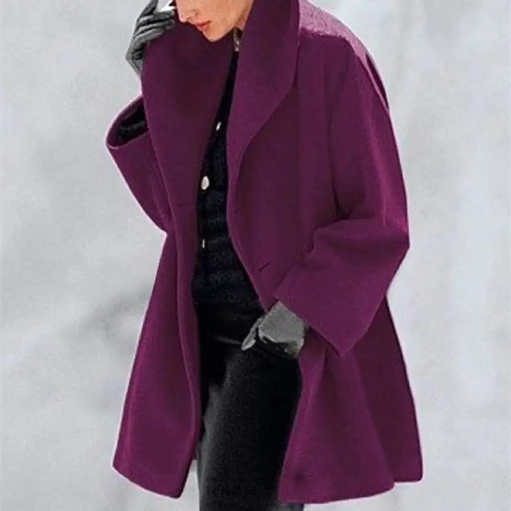 Manteau à Col Rabattu | France-Tendance
