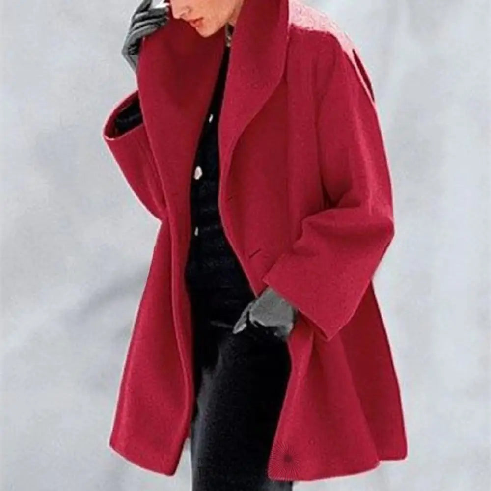 Manteau à Col Rabattu | France-Tendance