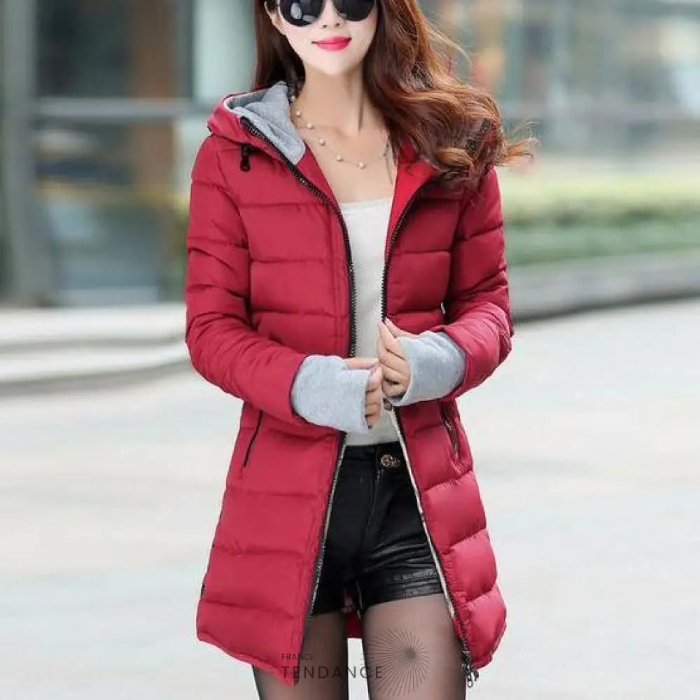 Manteau Long Matelassé Pour Femme | France-Tendance