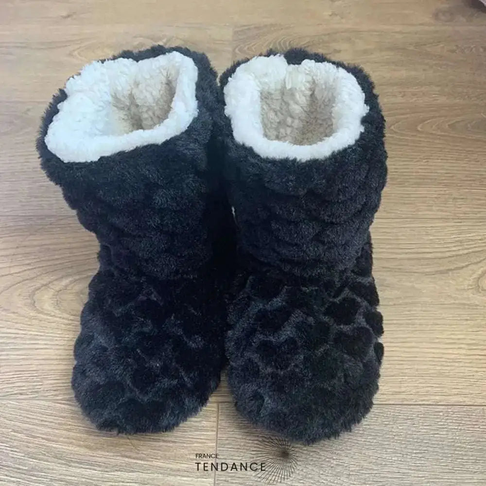 Pantoufles Montantes Fourées Ultra-Cocooning