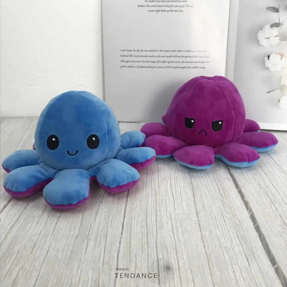 Peluche Pieuvre Réversible - Indicateur D’humeur |