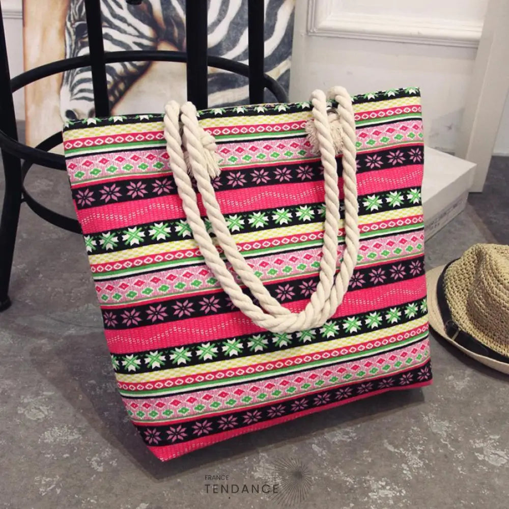 Sac De Plage Fourre-tout Imprimé | France-Tendance