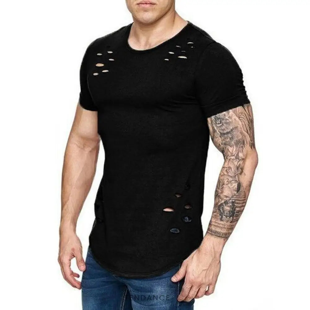 T-shirt à Trous Destroy | France-Tendance
