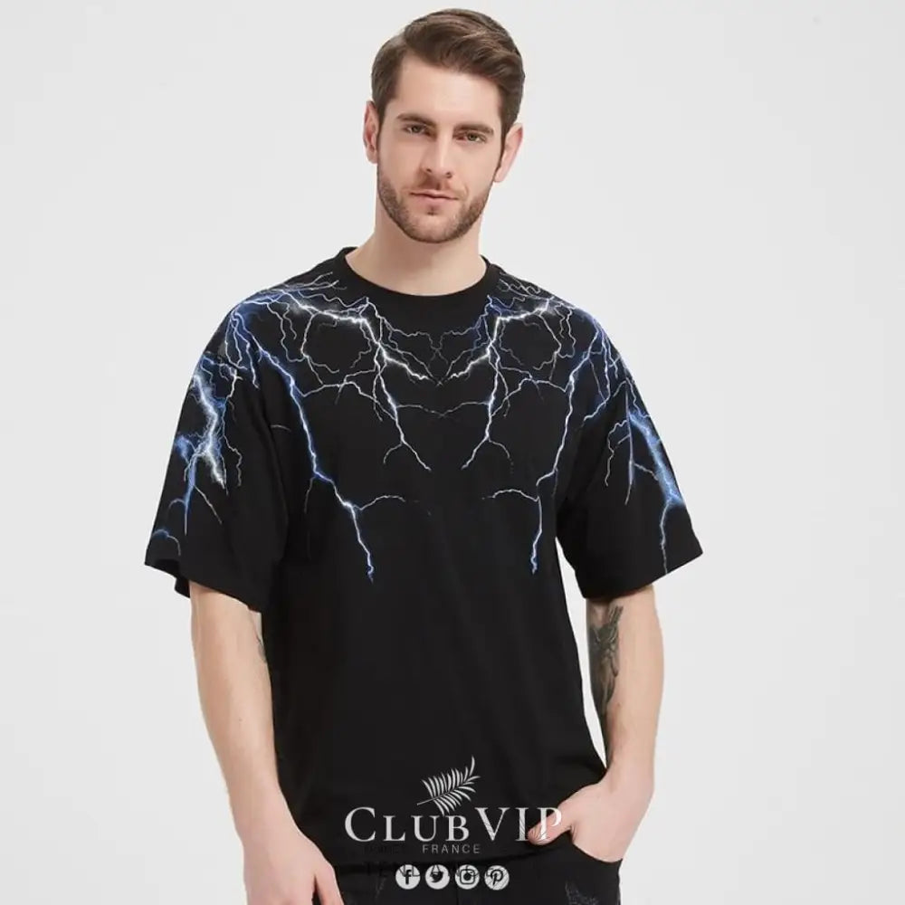 T-shirt Black Thunder | France-Tendance