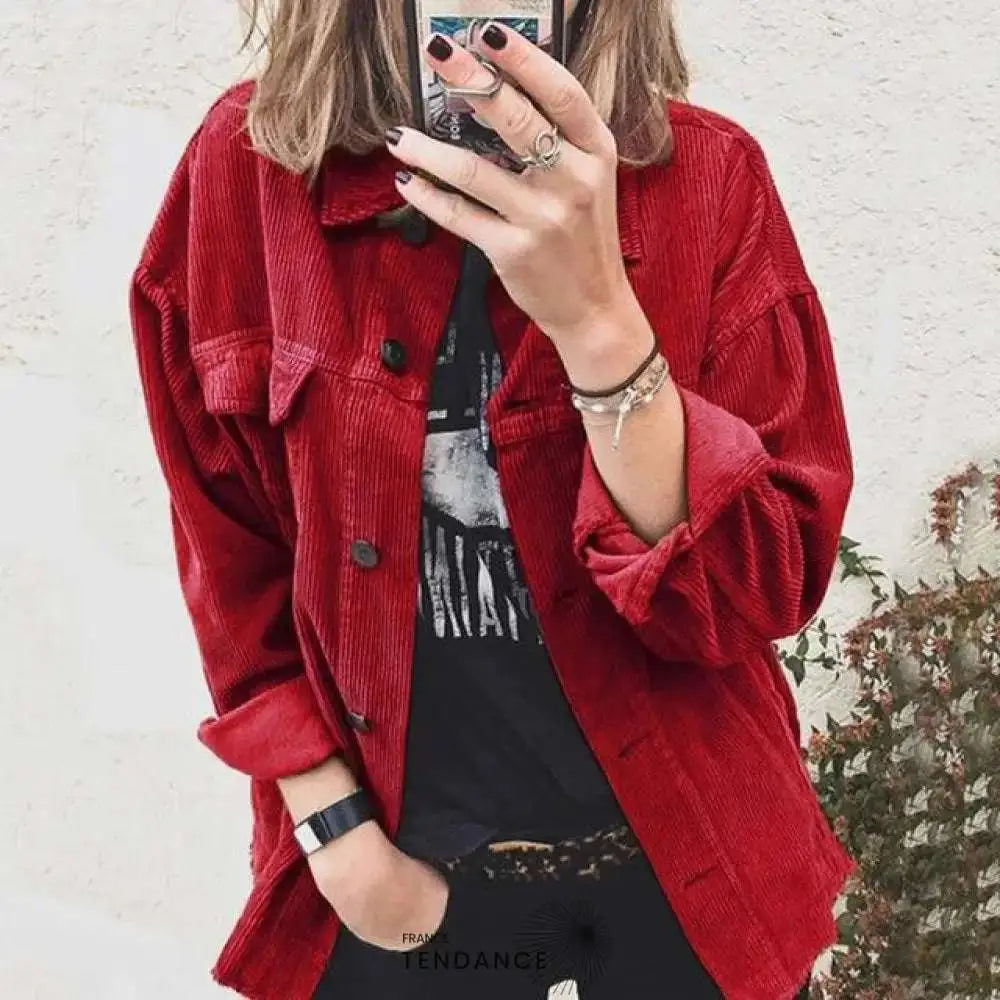 Veste En Velours Côtelé | France-Tendance