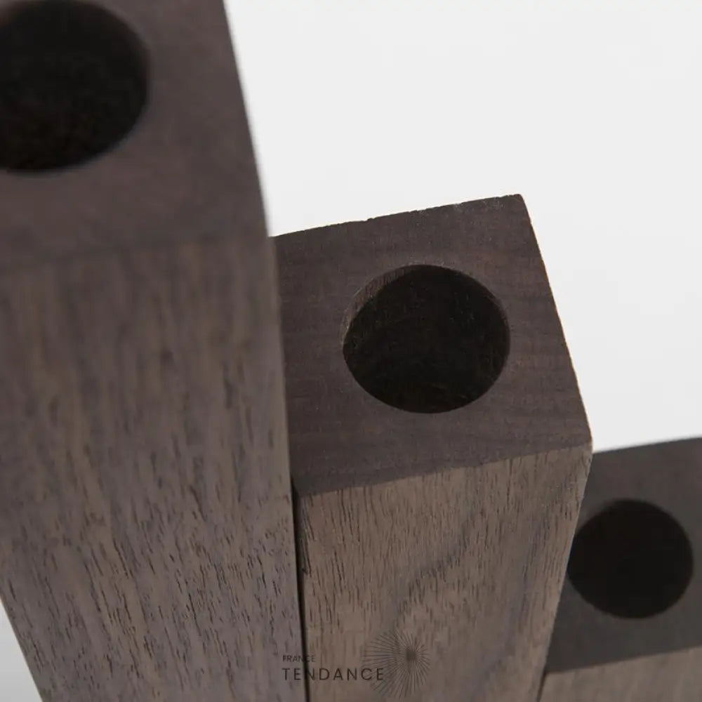 Walnut Vase En Bois | France-Tendance