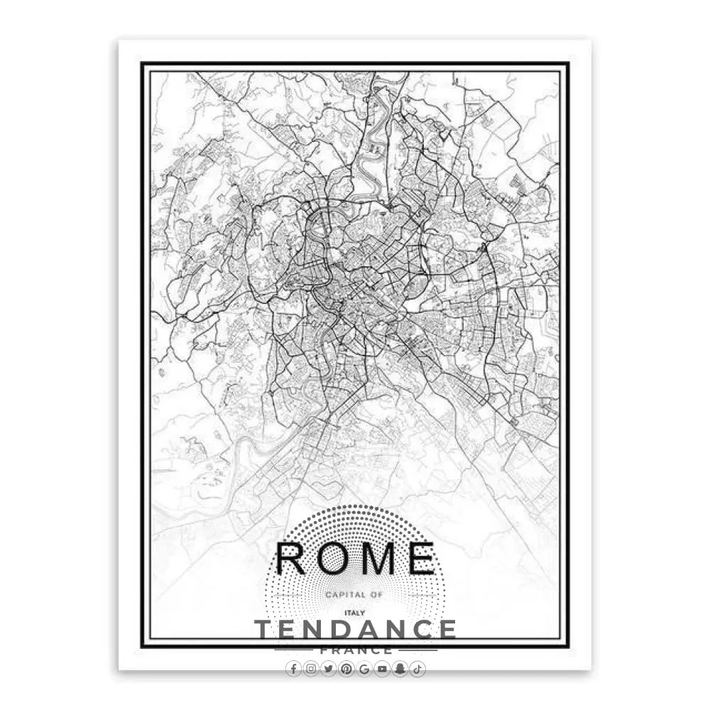 Affiche Holographique Rome | France-Tendance