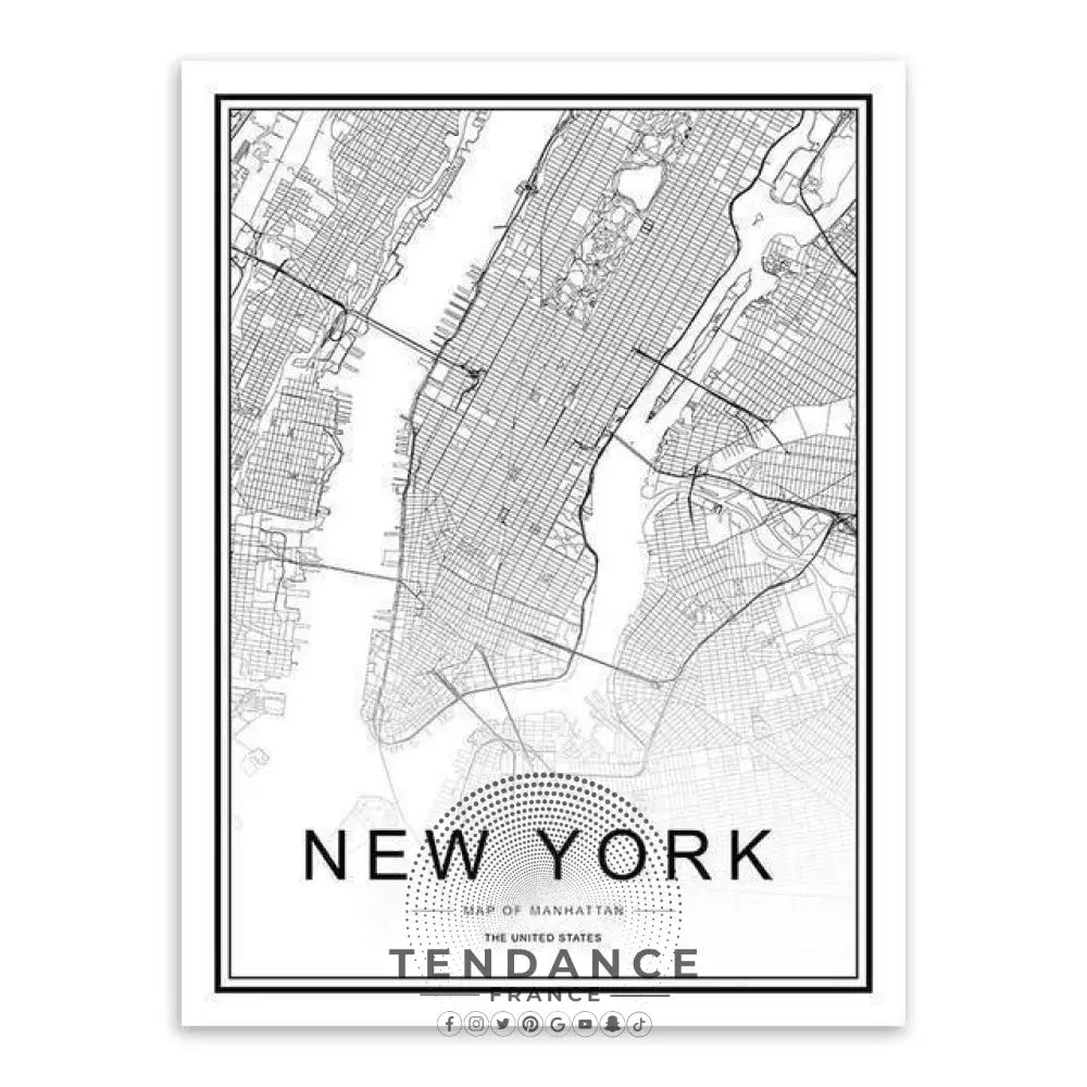 Affiche Holographique New-york | France-Tendance