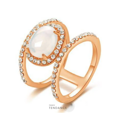 Bague De Guérison Naturelle En Pierre Lune | France-Tendance