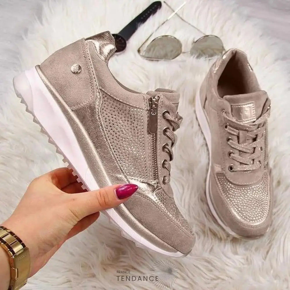 Baskets Féminines Gold | France-Tendance
