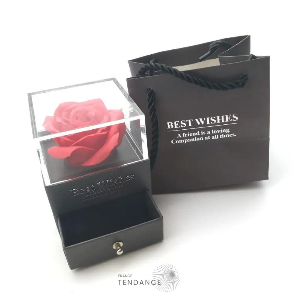 Boîte à Bijoux Rose Eternelle | France-Tendance