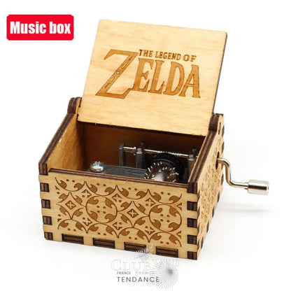Boîtes à Musique En Bois Naturel | Cinéma Mangas Jeux Vidéos