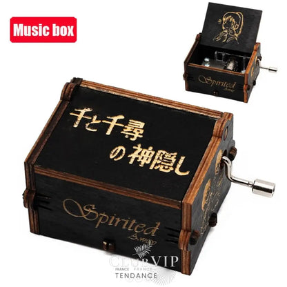 Boîtes à Musique En Bois Naturel | Cinéma Mangas Jeux Vidéos