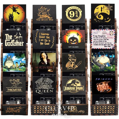 Boîtes à Musique En Bois Naturel | Cinéma Mangas Jeux Vidéos