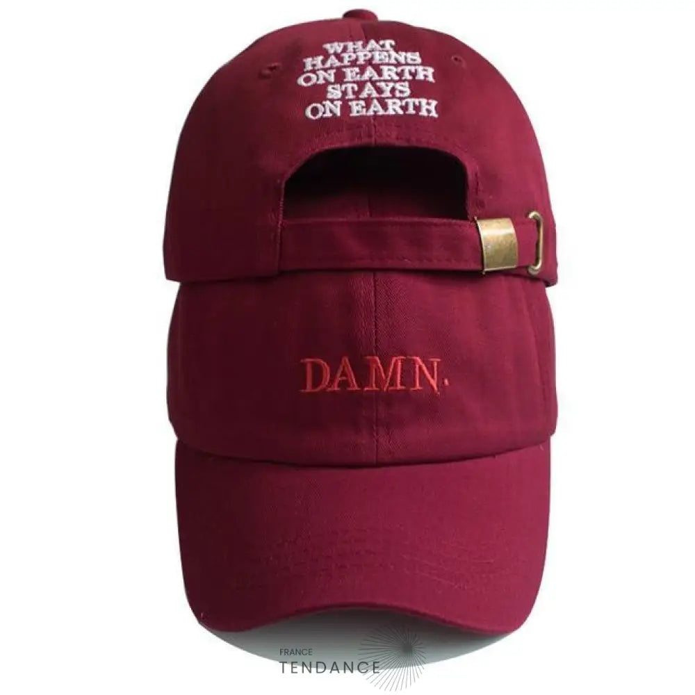 Casquette Damn (kendrick Lamar) | France-Tendance