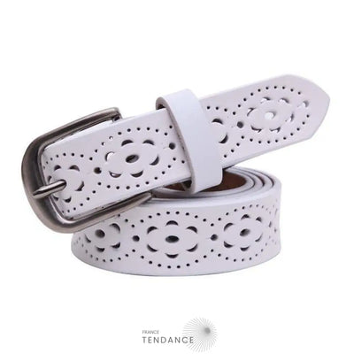 Ceinture En Cuir à Motif | France-Tendance