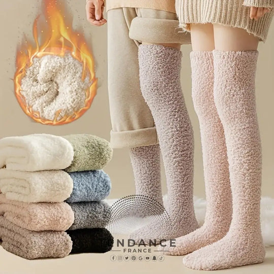 Chaussettes Montantes Chaudes & Sexy En Éponge Chaussettes-Femme