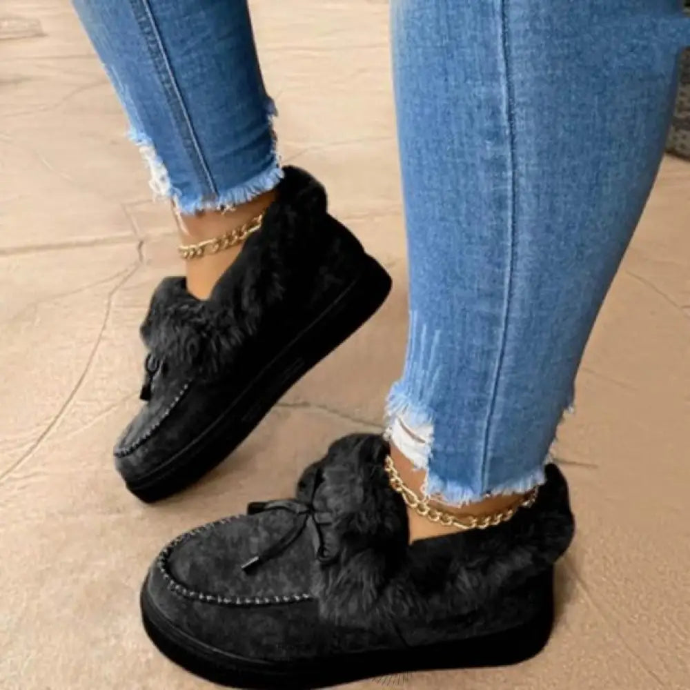 Chaussures Casual à Fourrure | France-Tendance