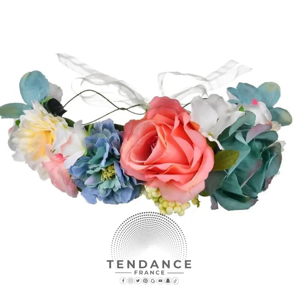 Couronne De Fleurs Sur Cheveux Courts | France-Tendance