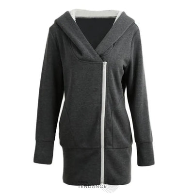 Gilet Mi-saison Asymétrique | France-Tendance