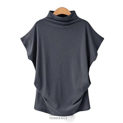 Haut Uni à Manches Chauve-souris | France-Tendance