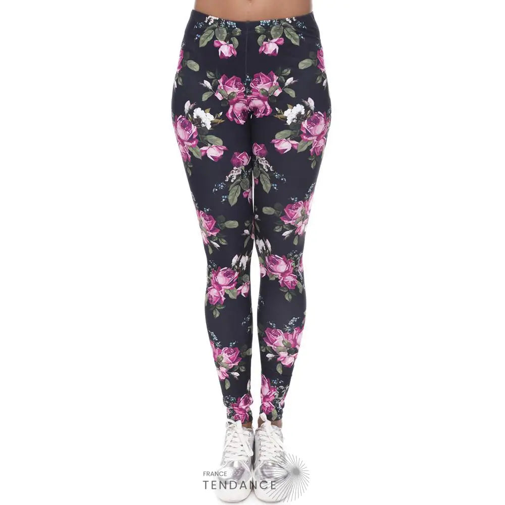 Legging Imprimé Floral | France-Tendance