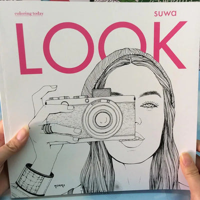 Livre De Coloriage Pour Adultes look | France-Tendance