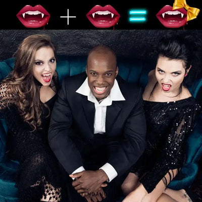 Magic Draculas | Dents De Vampire Rétractables Trio (2 Achetés + 1 Offert)