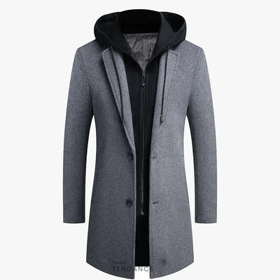 Manteau à Capuche Amovible | France-Tendance