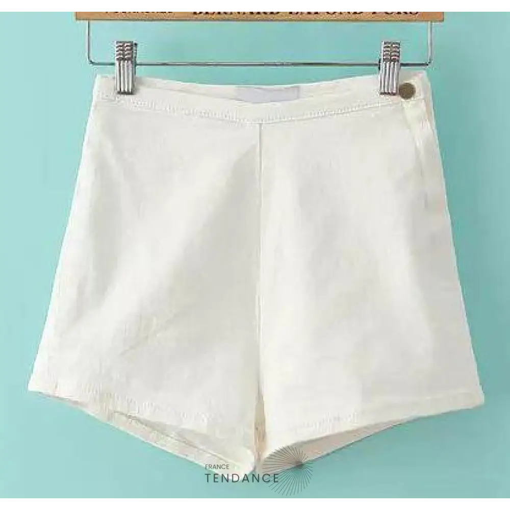 Mini Short Taille Haute Casual | France-Tendance