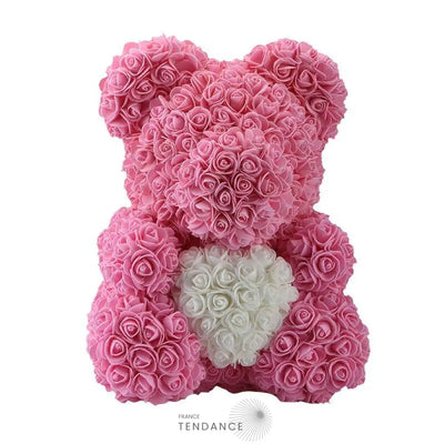 Ourson Géant Xxl En Roses éternelles (55cm) |