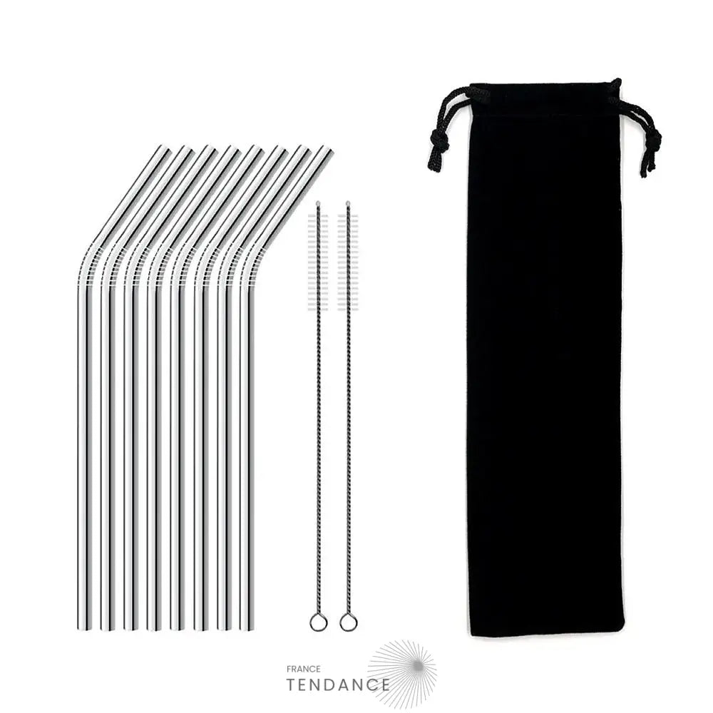 Pailles En Acier Inoxydable | France-Tendance