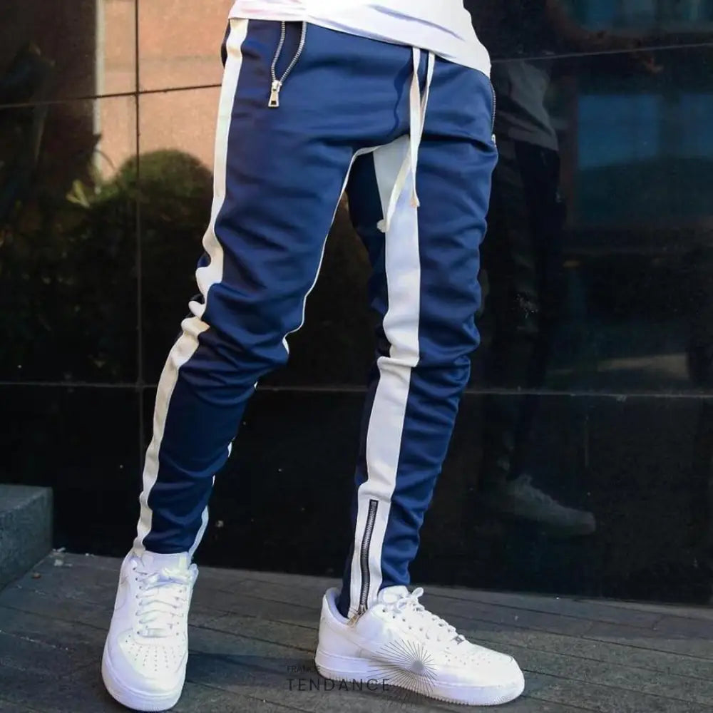 Pantalon De Jogging Zippé | France-Tendance