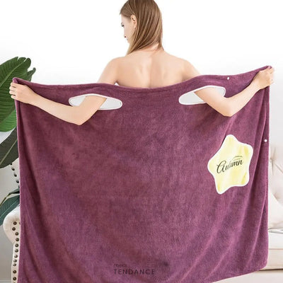 Peignoir De Bain En Peluche | France-Tendance
