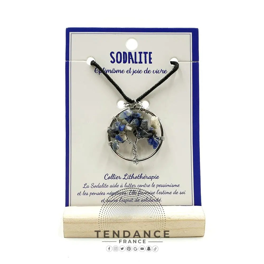 Pendentif Lithothérapie arbre De Vie Ou sphère |