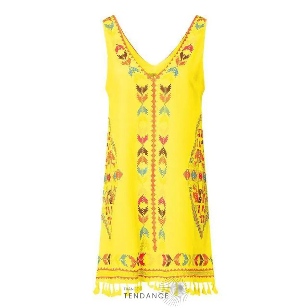 Petite Robe Boho à Franges | France-Tendance