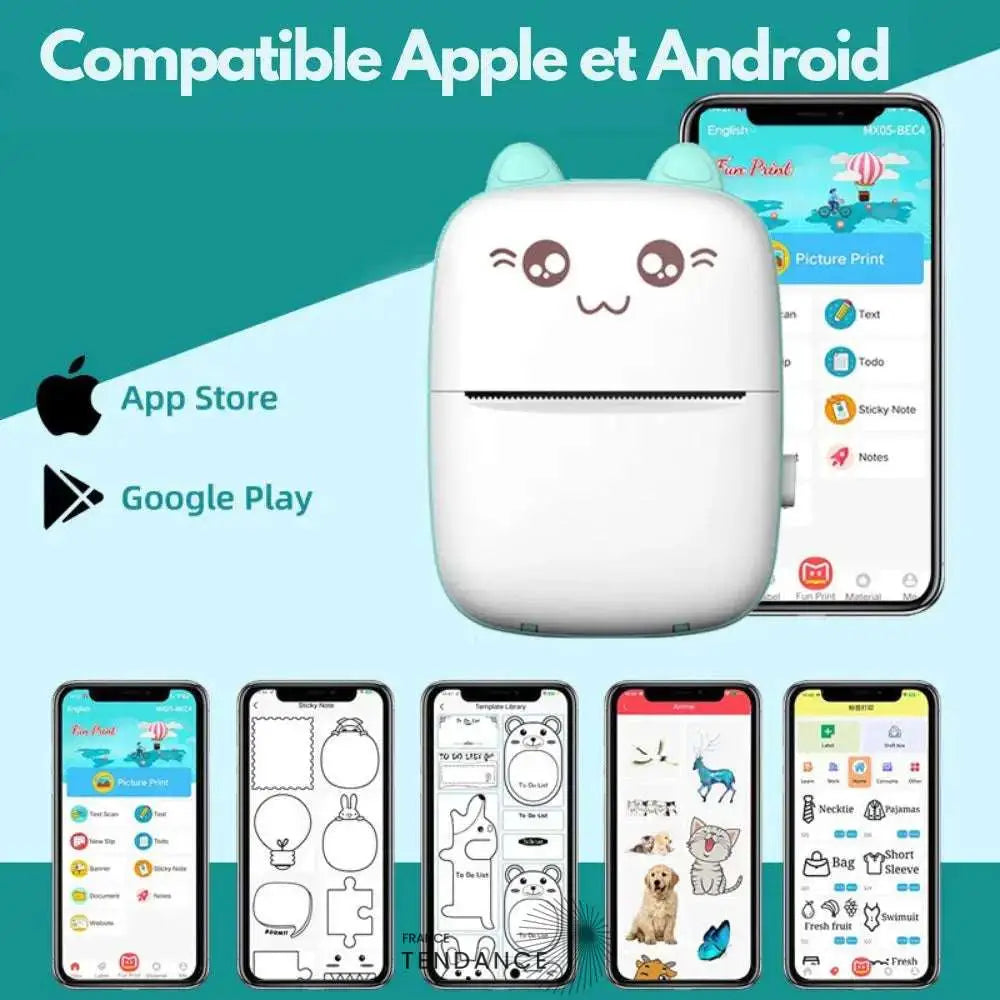 Printkitty | Imprimante À Stickers Photo Trop Mignonne