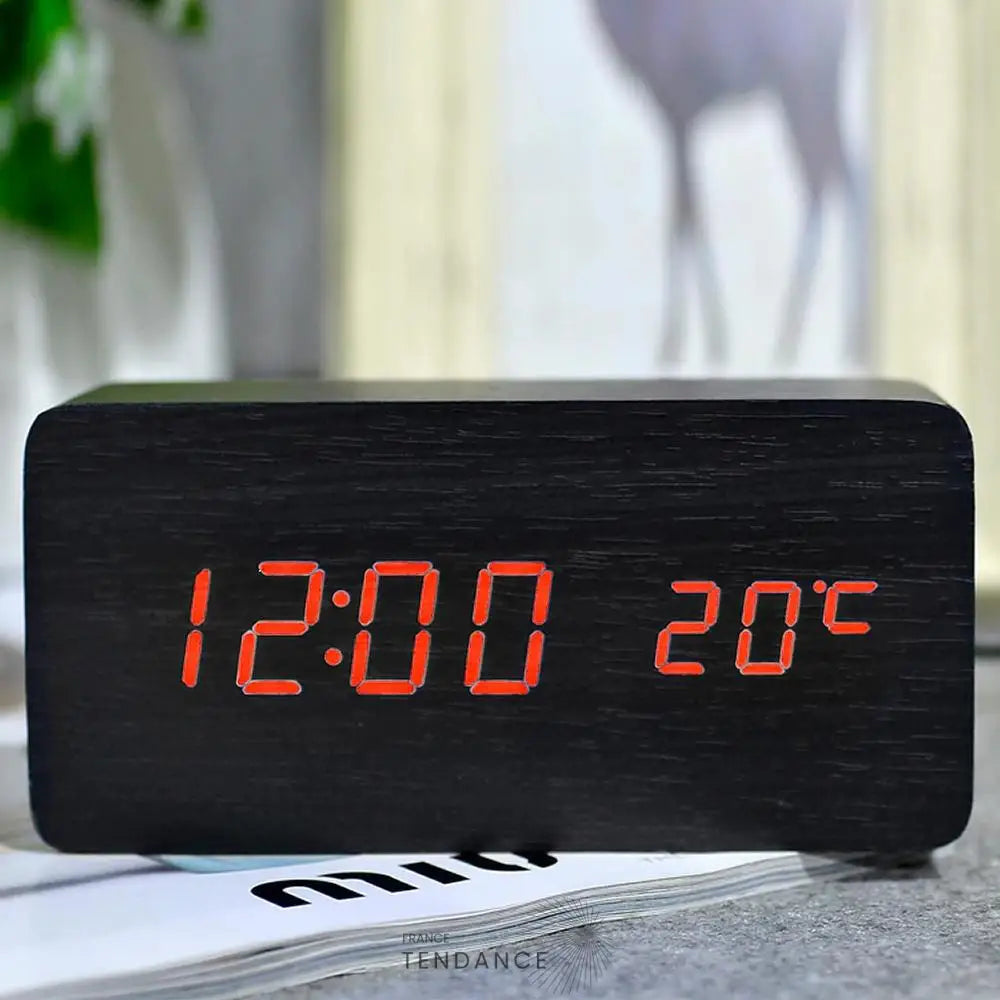 Réveil En Bois à Led | France-Tendance