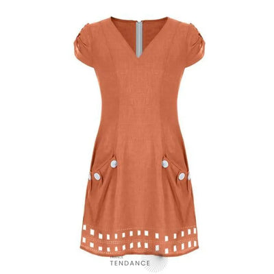 Robe Casual Vintage | France-Tendance