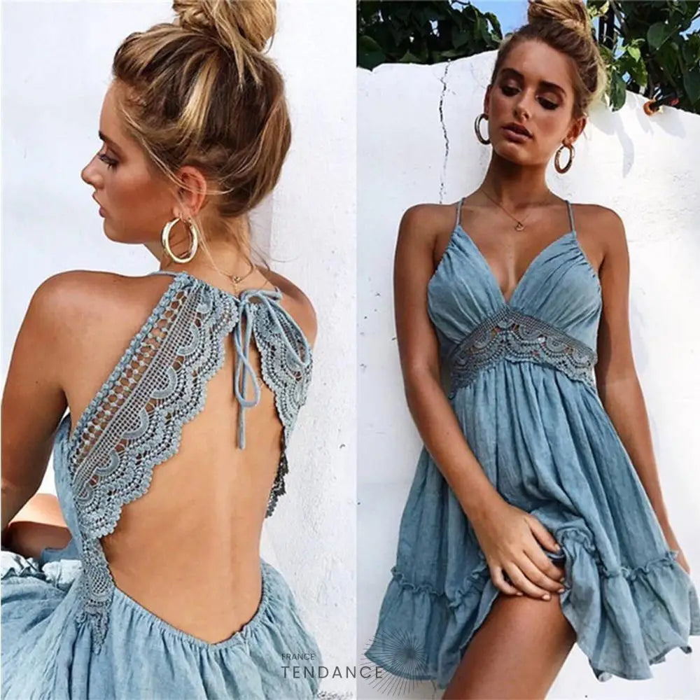 Robe En Dentelle Marie | France-Tendance