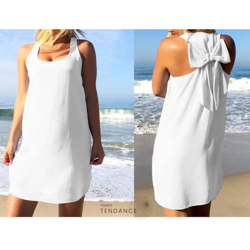 Robe D’été Noeud Papillon | France-Tendance