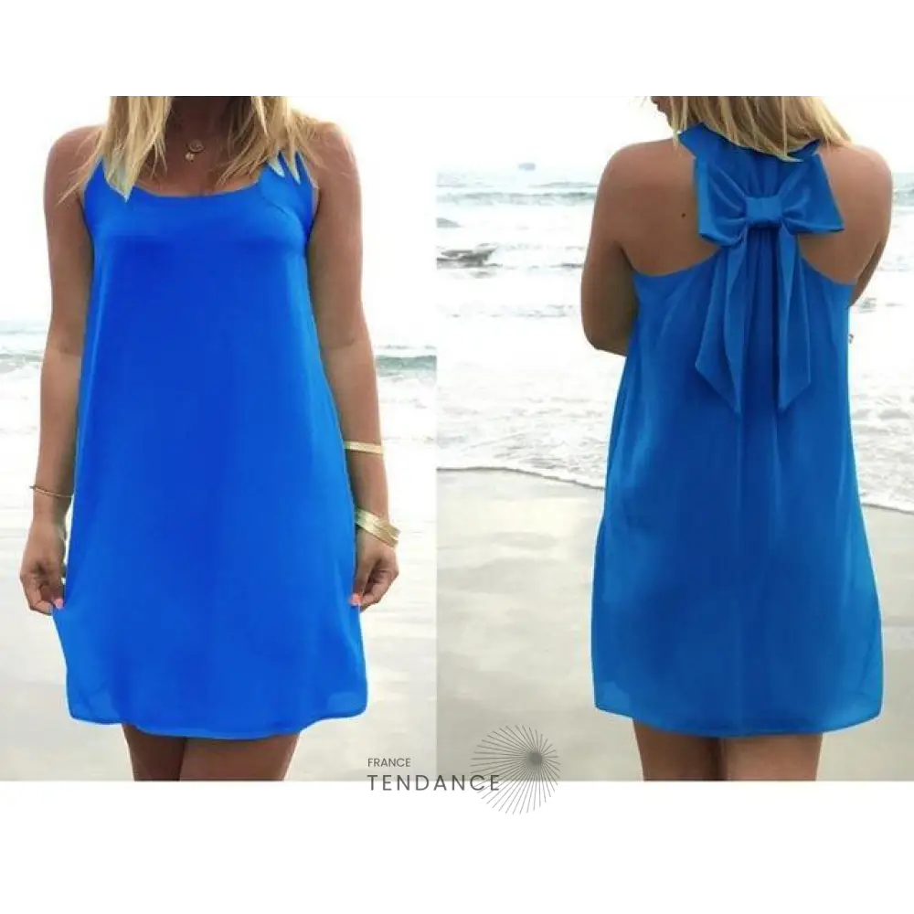 Robe D’été Noeud Papillon | France-Tendance