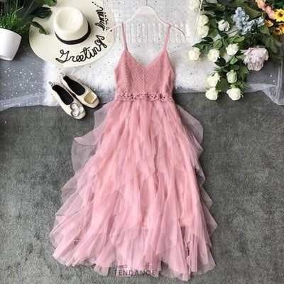 Robe élégante Effet Voile | France-Tendance