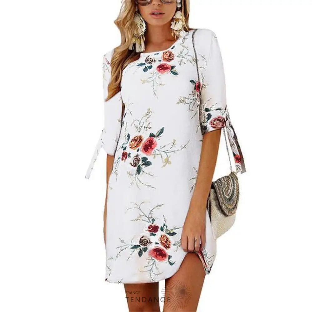Robe Légère à Fleurs | France-Tendance